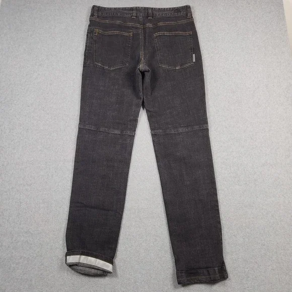 Club Ride Jeans 32x32 Gray Black Cycling Commuter Denim Stretch Reflective - Picture 3 of 13